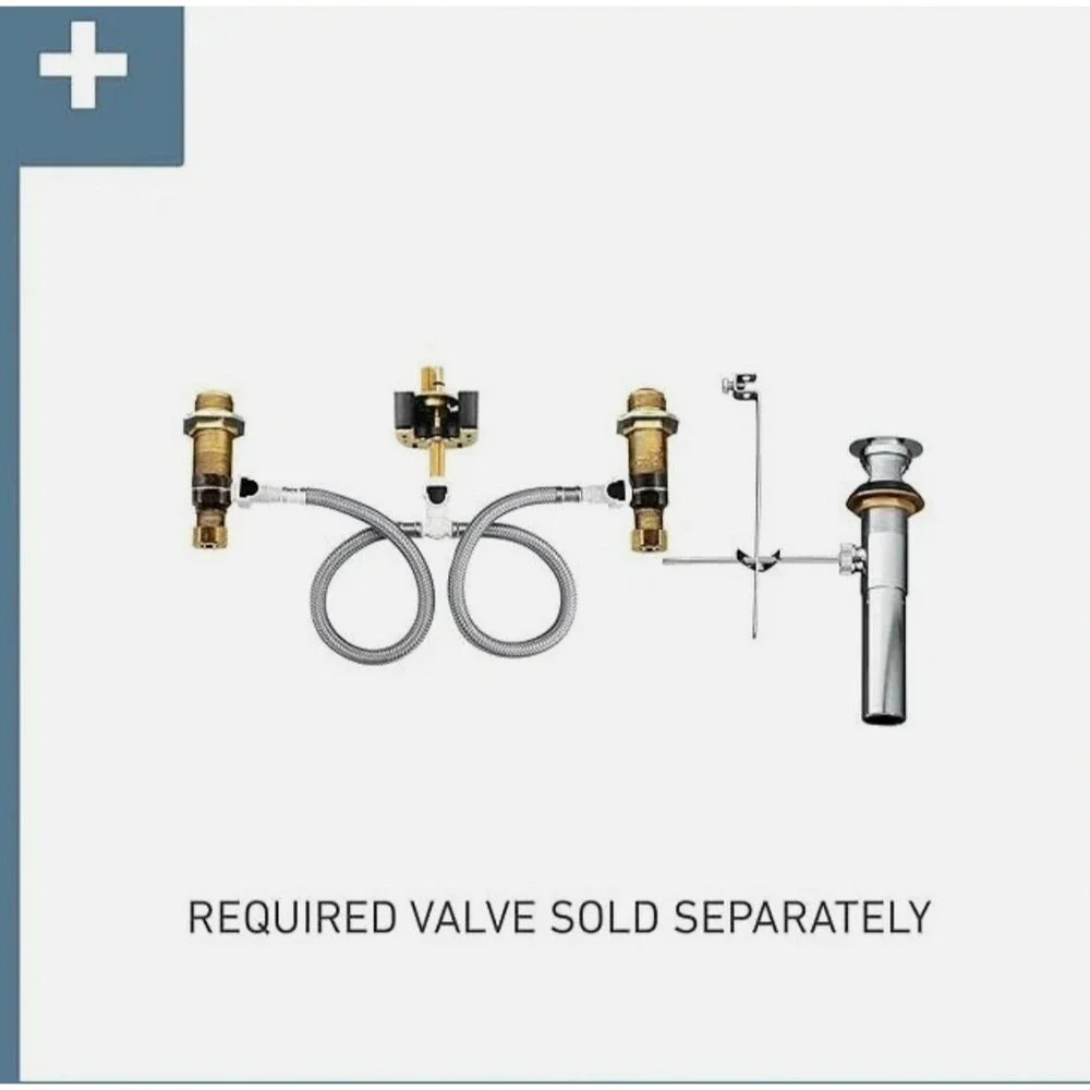 Moen T6708BN Genta LX 1.2 GPM Widespread Bathroom Faucet, Brushed Nickel